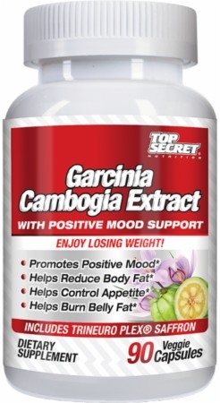 Top Secret Nutrition Garcinia Cambogia Extract With Positive Mood
