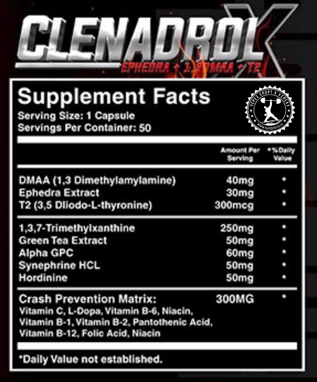 Intel Pharma Clenadrol X состав