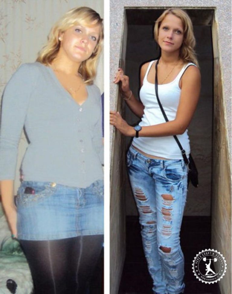 Похудевшие фото до и после девушки фото