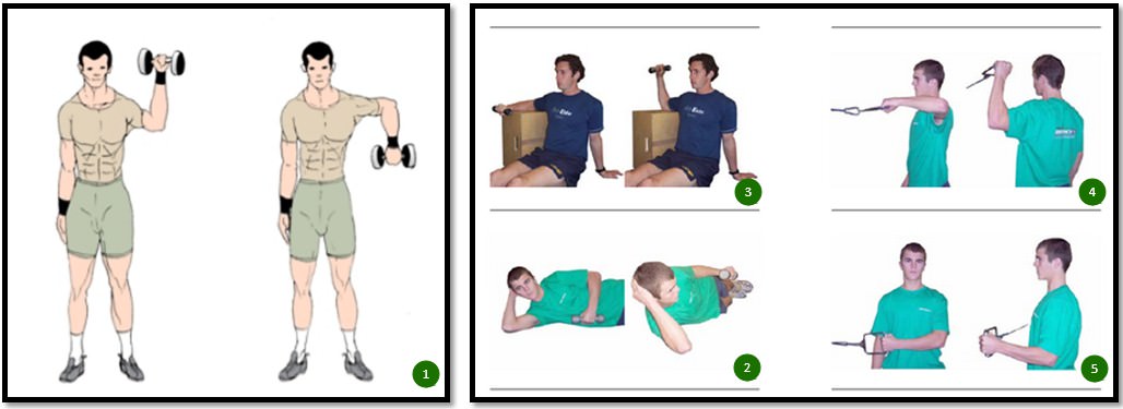Упражнения для ротаторной манжеты плеча